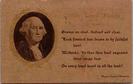 George Washington On Loyal Hearts 1912 - Präsidenten