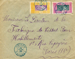 DAHOMEY - OUIDAH - LETTRE A DESTINATION DE LA FRANCE 1929 ( BUREAU RARE ) - Brieven En Documenten