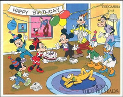 Delcampe - Gambie 1989 Disney Mickey Mouse 60th Film Cinema Cartoons Dog Imperf M S MNH - Disney