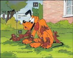 Gambie 1994 Disney Chien Année Salutations Chiens Animaux Zodiaque - Andere & Zonder Classificatie