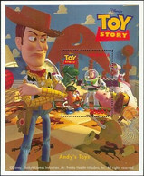 Ouganda 1997 Disney Toy Story Space Buzz Woody Dinosaur Pig Cartoons M S MNH - Sonstige & Ohne Zuordnung