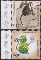 Tonga 2016 YO Singe Animaux Nature Zodiac Fortune Salutations M S MNH - Sonstige & Ohne Zuordnung