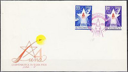 Roumanie 1963 Espace Lune Fusée Lunik LUNA 4 Satellite FDC - Other & Unclassified