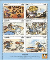Delcampe - Guyane 1993 Disney Donald Duck Films Pirate Or Cinéma Dessins Animés Sht MNH - Disney