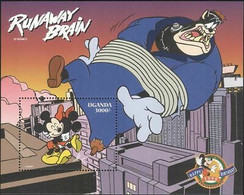 Delcampe - Ouganda 1998 Disney Mickey Mouse 70th Cartoons Films M S MNH 1 - Disney