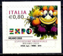 Delcampe - Italie 2015 Monde EXPO Milan 2015 Disney Foody - Mascot Native Fruits Art MNH 2 - Disney