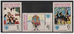 Delcampe - Turquie Chypre 1979 IYC Enfant Enfants Dessin Animation Bien-être 3v Set MNH - Disney