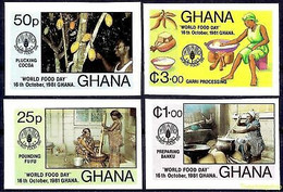 Ghana 1981 FAO Monde Nourriture Jour Faim Alimentation Cuisine Gastronomie - Otros & Sin Clasificación