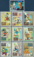 Delcampe - Saint-Marin 1970 Disney Mickey Pluton Donald Canard Dingo Dessins Animés 10v - Disney