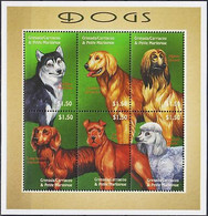 Delcampe - Grenade 2000 Chiens Terrier Caniche Great Dane Alaskan Retriever Afghan Teckel - Hoftiere