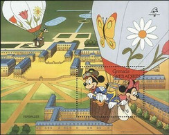Delcampe - Grenade Grenadines 1989 Disney Mickey Ballons Versailles Palace StampEx M S MNH - Disney