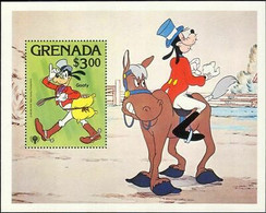 Delcampe - Grenade 1979 IYC Enfant Disney Dingo Cheval Équitation Sports Dessins Animés M - Disney