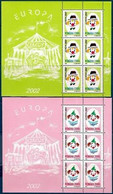 Delcampe - Roumanie 2002 Clowns Cirque Big Top Clown Entertainment Animation Sheets MNH - Disney