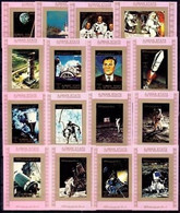 Ajman US Progress In Space Wernher Von Braun Astronaut Apollo 11 NASA DeLuxe MNH - Altri & Non Classificati