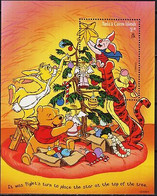 Delcampe - Turks & Caicos 1996 Disney Noël Winnie L'Ourson Ours Piglet Lapin M S MNH - Disney
