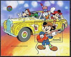 Delcampe - Redonda 1990 Disney Noël Disney Mickey Minnie Donald Dingo Dessins Animés M S - Disney