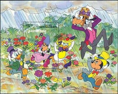 Delcampe - Grenade Grenadines 1984 Disney Pâques Minnie Daisy Dessins Animés Animation M S - Disney
