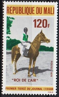 Delcampe - Mali 1976 Journal L'Essor Race Chevaux "Roi De L'Air" Equestre Sports MNH - Hoftiere