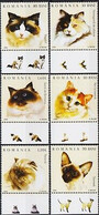 Delcampe - Roumanie 2006 Chats Norvégien Forêt Turc Van Siamois Ragdoll Persan Birman 1 - Hoftiere