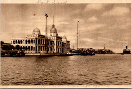 Delcampe - (2 Oø 1) VERY OLD - Sepia - (posted To Australia) Egpyt - Port Said Canal Office - Sues