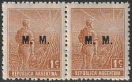 Argentina 1913 Sc OD236  Official Pair MNH** - Servizio