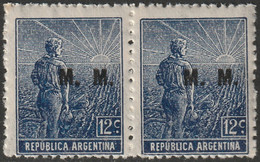 Argentina 1913 Sc OD239  Official Pair MNH** - Oficiales