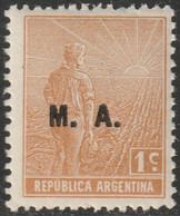 Argentina 1915 Sc OD6  Official MNH** - Servizio