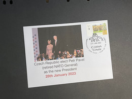 (2 Oø 3) Czech Republic Elect New President - With OZ Stamp - Petr Pavel - Other & Unclassified