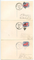 United States 1965 & 1967 Scott UX52 Coast Guard 6 Postal Cards, Mix Of Railway & Highway Post Office Postmarks - 1961-80