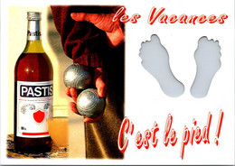 Delcampe - (2 Oø 4) (M+S) Not Posted -  France - Pétanque Et Pastis - Boule/Pétanque