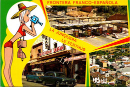 Delcampe - (2 Oø 4) (M+S) Not Posted -  France / Spain Border - Le Perthus - Zoll