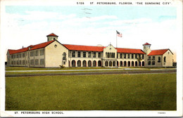 Florida St Petersburg High School 1930 Curteich - St Petersburg