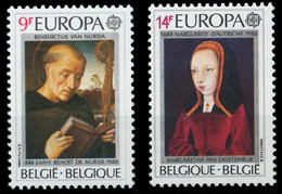 BELGIEN 1980 Nr 2023-2024 Postfrisch S1B9D5E - Unused Stamps