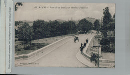Delcampe - Auch  Pont De La Treille Et Avenue D'Alsace  Attelage/cheval  (JAN 2023 978) - Auch