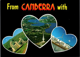 Delcampe - (2 Oø 5) Australia - ACT - LOVE Canberra - 3 Views - Canberra (ACT)