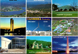 Delcampe - (2 Oø 5) Australia - ACT - Canberra (9 Views) Day & Night - Canberra (ACT)