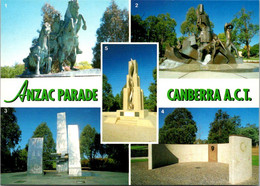 Delcampe - (2 Oø 5) Australia - ACT - Canberra ANZAC Parade - 5 Views - Canberra (ACT)