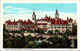 Florida St Augustine Hotel Ponce De Leon Curteich - St Augustine