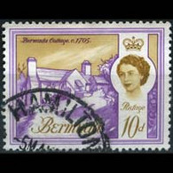 Delcampe - BERMUDA 1965 - Scott# 182A Cottage 10p Used - Bermuda