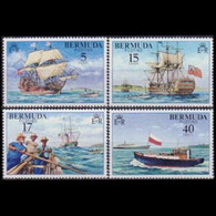 Delcampe - BERMUDA 1977 - Scott# 355/59 Piloting-Ships 5-40c MNH - Bermuda