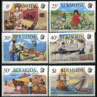 Delcampe - BERMUDA 1980 - Scott# 406-11 Early Life Set Of 6 MNH - Bermuda