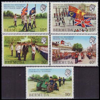 Delcampe - BERMUDA 1982 - Scott# 423-7 Regiment 10-50c MNH - Bermuda
