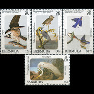 Delcampe - BERMUDA 1984 - Scott# 465-8 Audubon Birds Set Of 4 MNH - Bermuda