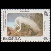 Delcampe - BERMUDA 1984 - Scott# 467 Bird-Great Egret 40c MNH - Bermuda