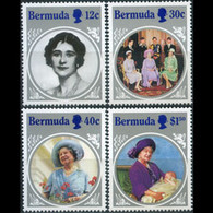 Delcampe - BERMUDA 1985 - Scott# 469-72 Queen Mother Set Of 4 MNH - Bermuda