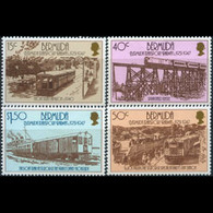 Delcampe - BERMUDA 1987 - Scott# 510-3 Early Railway Set Of 4 MNH - Bermuda