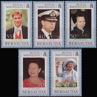 Delcampe - BERMUDA 2000 - Scott# 791-5 Royal Family Set Of 5 MNH - Bermuda