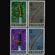 ST.HELENA 1971 - Scott# 263-6 Regiment Emblems Set Of 4 MNH - Saint Helena Island