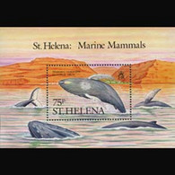 ST.HELENA 1987 - Scott# 487 S/S Humpback Whale MNH - Saint Helena Island