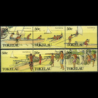 TOKELAU 1989 - Scott# 163-4 Local Life Set Of 6 MNH - Tokelau